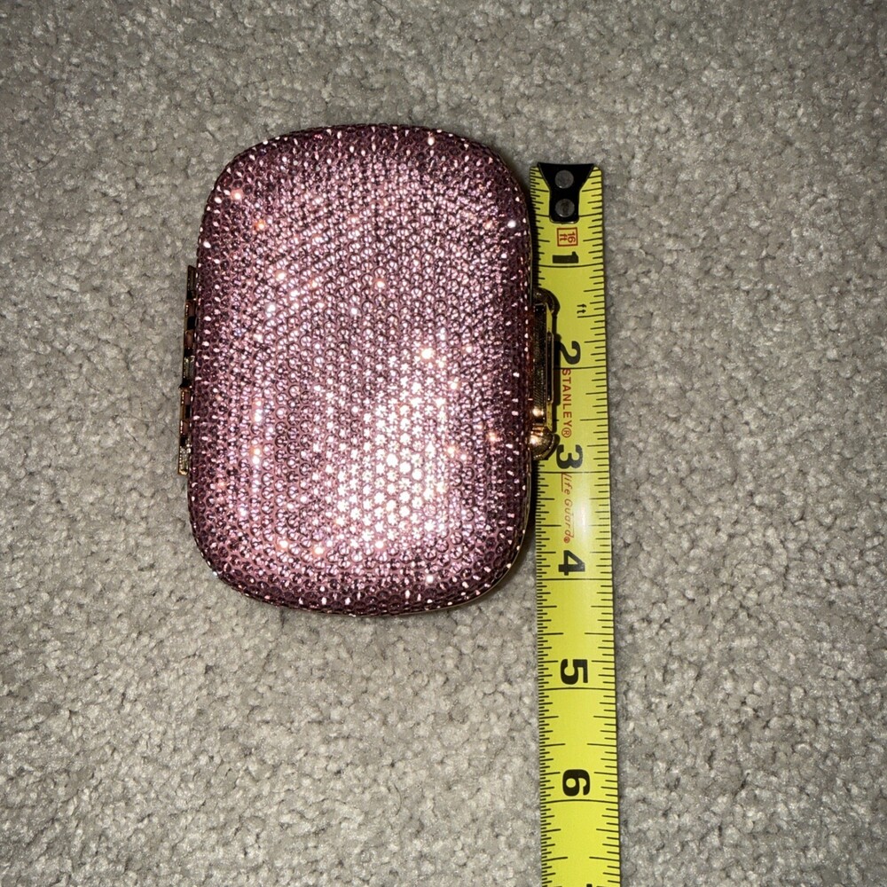 NEW Glitz & Glam 8 Compartment Travel Pill Cases PINK Rhinestones TikTok Viral - Picture 3 of 8